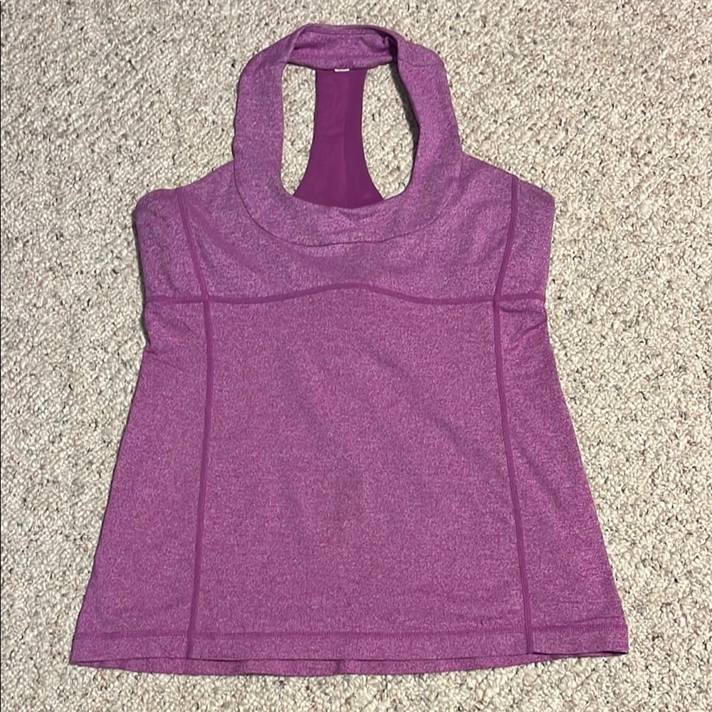 Lululemon Athletica Purple Halter Tank Top